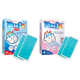 كمادات جل خافضة للحرارة 4 قطع من تيمبو كول