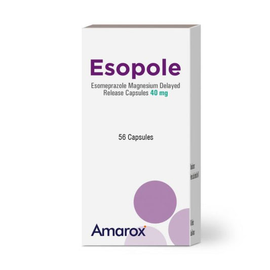 Esopole 40 mg 56 tablets
