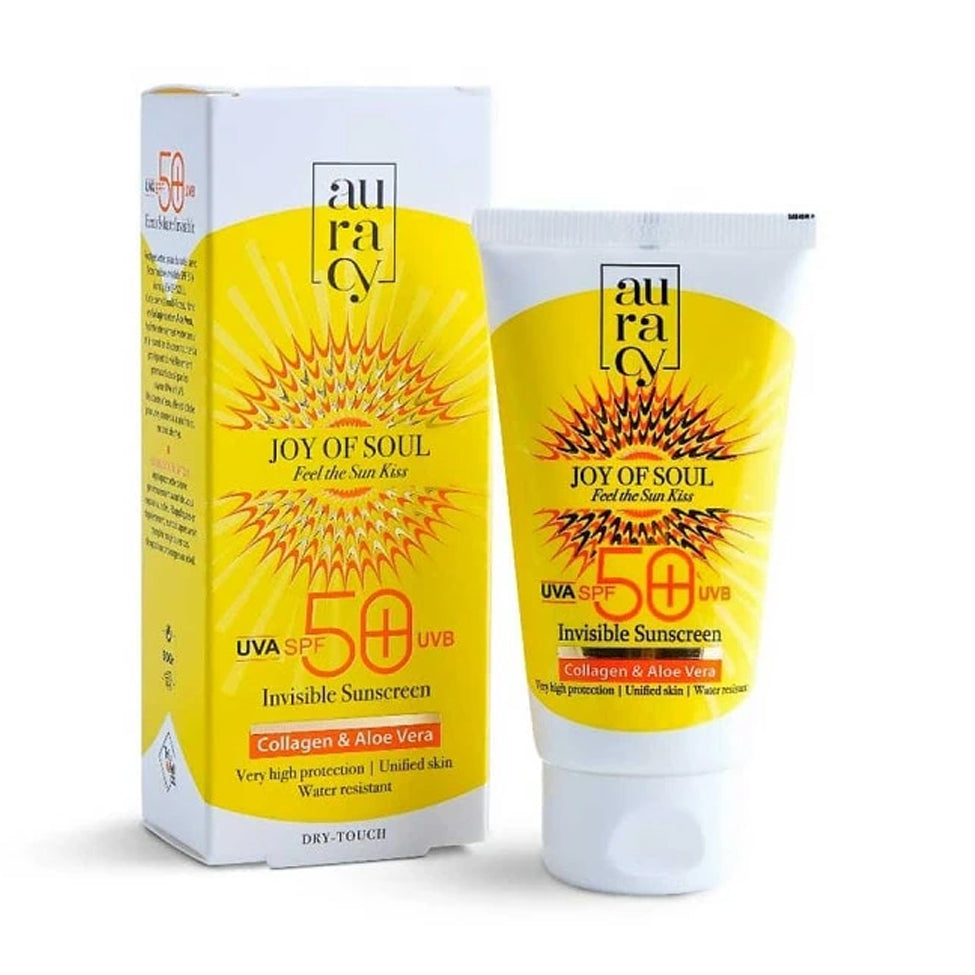 كريم واقي شمس شفاف SPF 50+ جوي اوف سول 50 جم من أوراسي