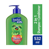 سواف شامبو و بلسم  التنعيم  للاطفال  2 في 1 532مل - فراولة