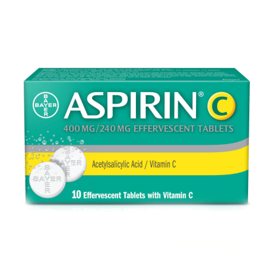 Aspirin C Effervescent 10 Tablets