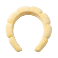 Soft Padded Hairband Light Yellow