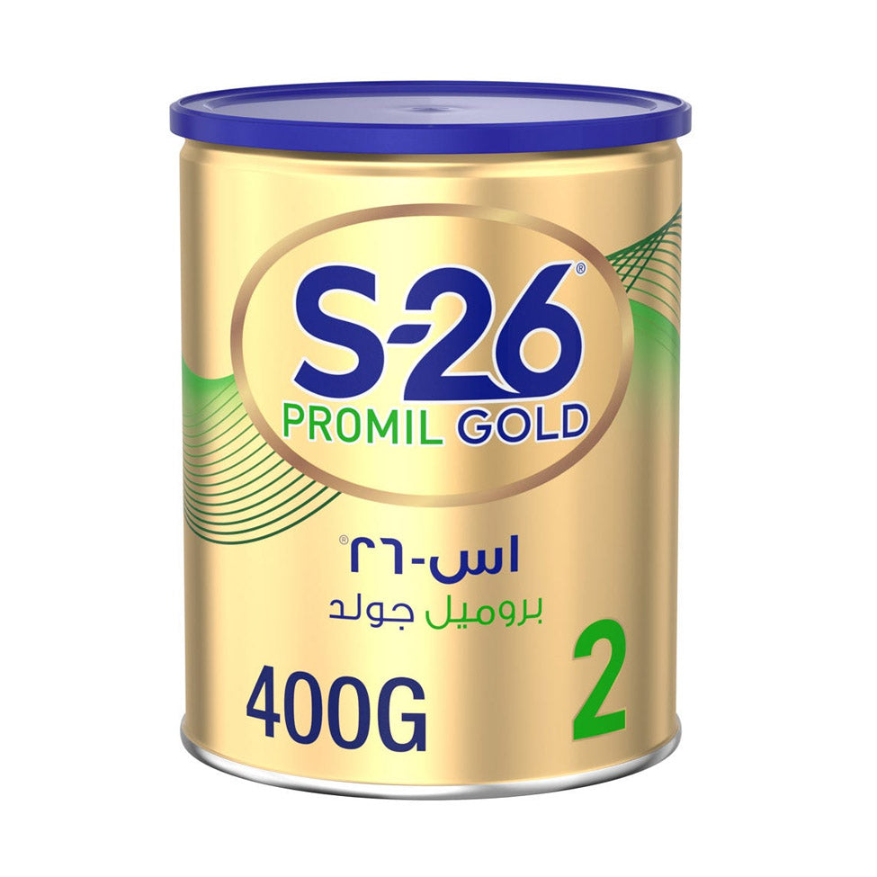 إس26 بروميل جولد حليب أطفال رقم 2 حجم 400 جم