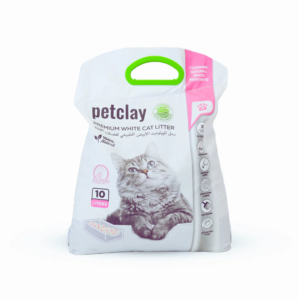 بيت كلاي رمل للقطط برائحة بودرة الأطفال |  صيدلية.كوم.