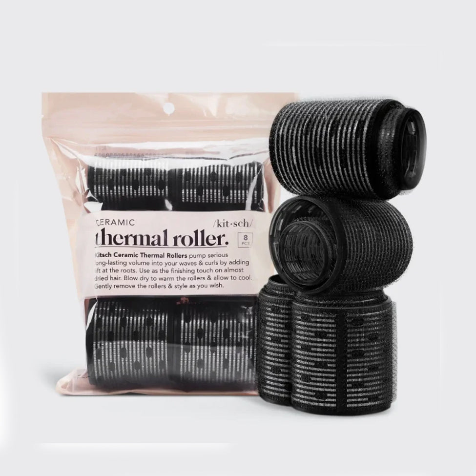 Kitsch 8-Piece Ceramic Hot Rollers Set