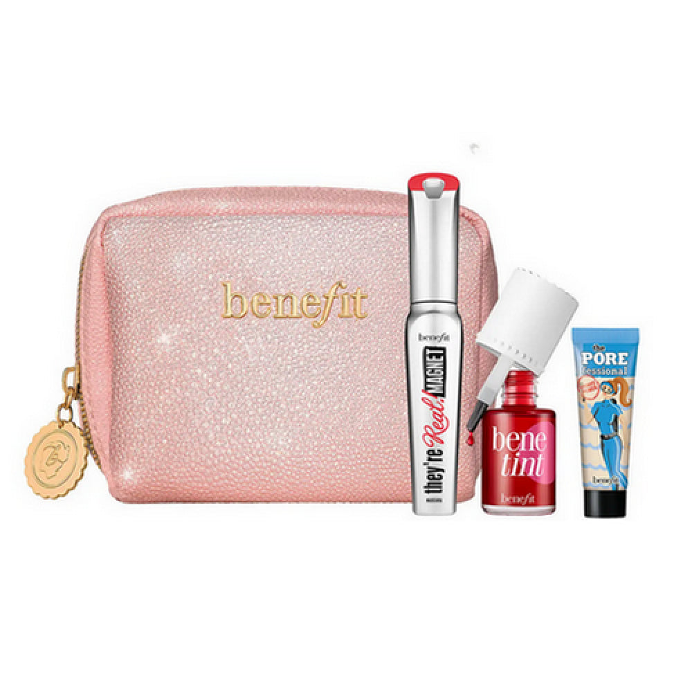 Benefit set of best selling products - 3 products and a bag