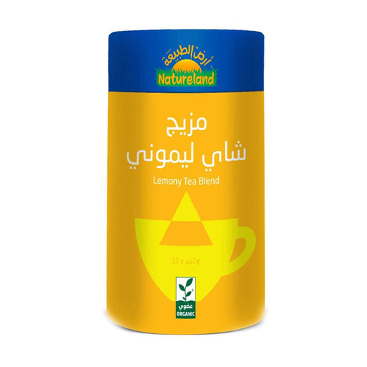 ارض الطبيعة مزیج شاي لیموني عضوي 