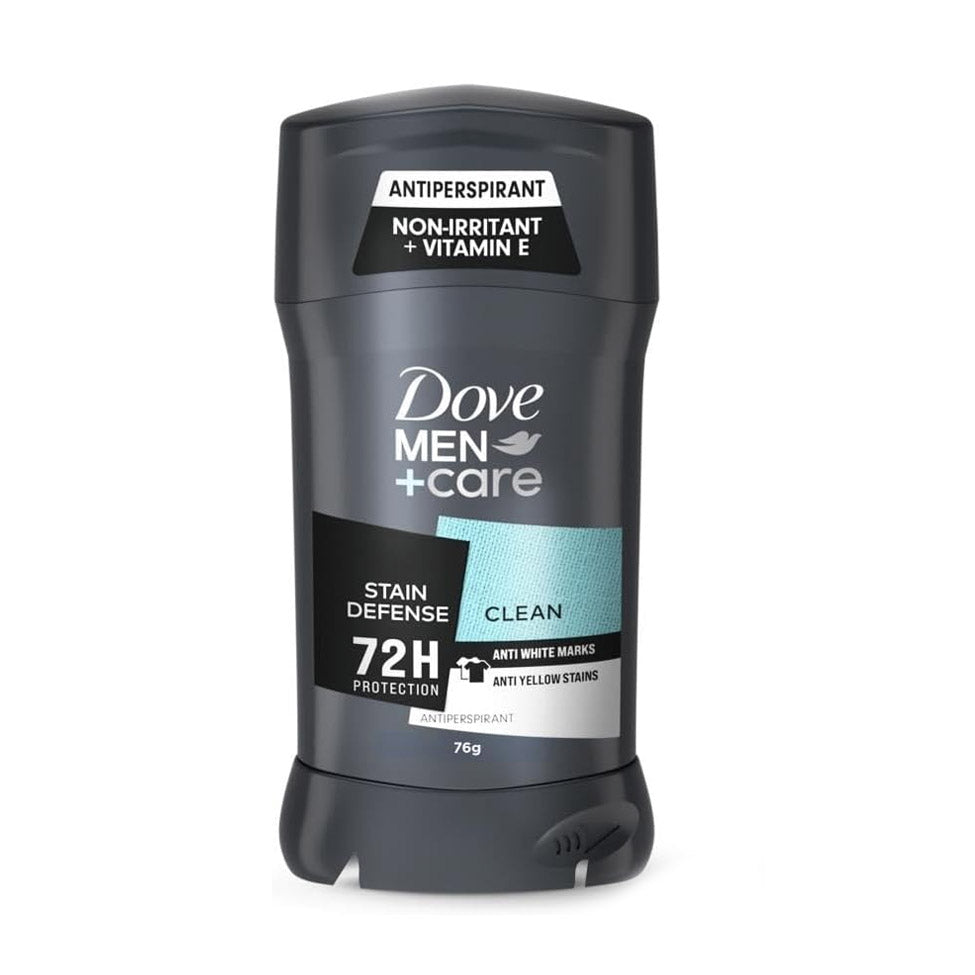 Dove Men's Stick Deodorant Care, Cleaning, and Stain Defense 76 grams