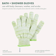 Eco Tools Green Gloves for Bathing and Exfoliating