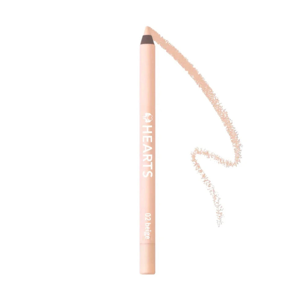 Hearts Eyeliner Pen Waterproof Beige 02