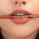 Hearts Lip Liner Pencil Caramel 02