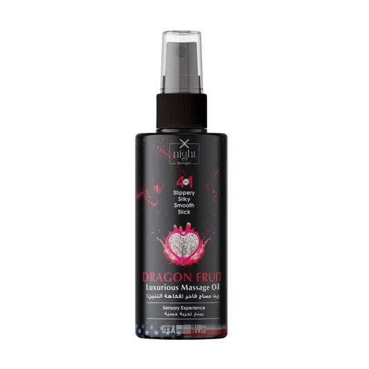 X-Night Delight Massage Oil 4×1 Luxurious Dragon Fruit 120ml