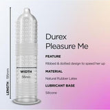 Durex Ribbed and Dotted Condoms 3 Pack