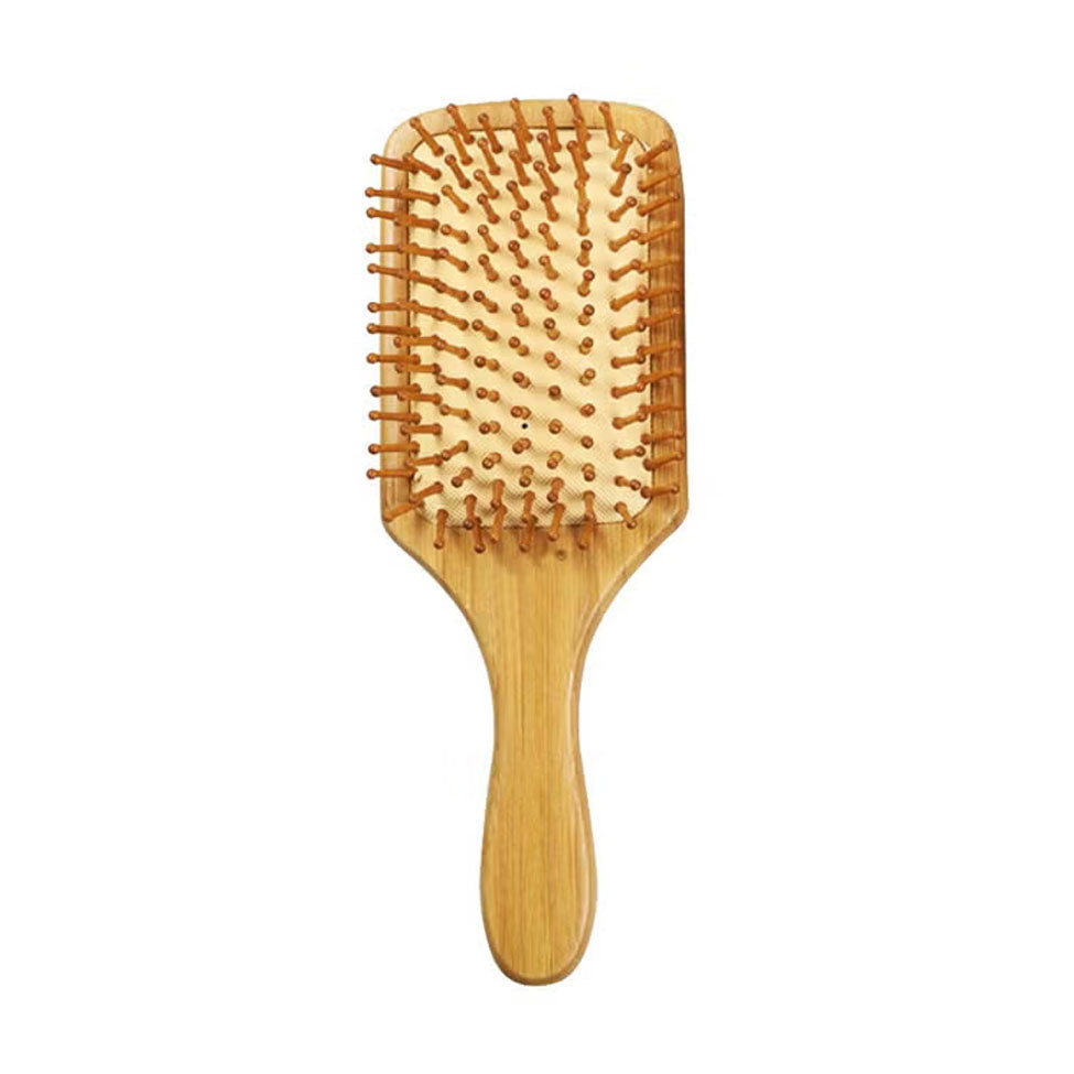 فرشاة شعر مصنوعة من الخيزران الطبيعي مضادة للكهرباء الساكنة من ميلا |  صيدلية.كوم.