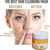 2- قناع تقشير الوجه بالكركم من كيه اس دي 120 غم أصفر