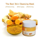 3- قناع تقشير الوجه بالكركم من كيه اس دي 120 غم أصفر