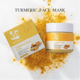 5- قناع تقشير الوجه بالكركم من كيه اس دي 120 غم أصفر