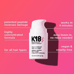 كي 18 ماسك ليف إن لإصلاح الشعر الجزيئي 50مل |  صيدلية.كوم.