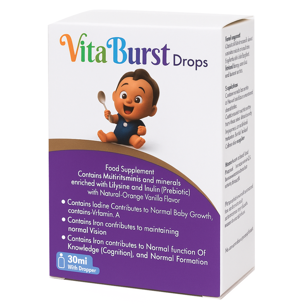فيتا برست قطرات مجموعة فيتامينات للاطفال و الرضع بنكهة البرتقال 30  مل |  صيدلية.كوم.