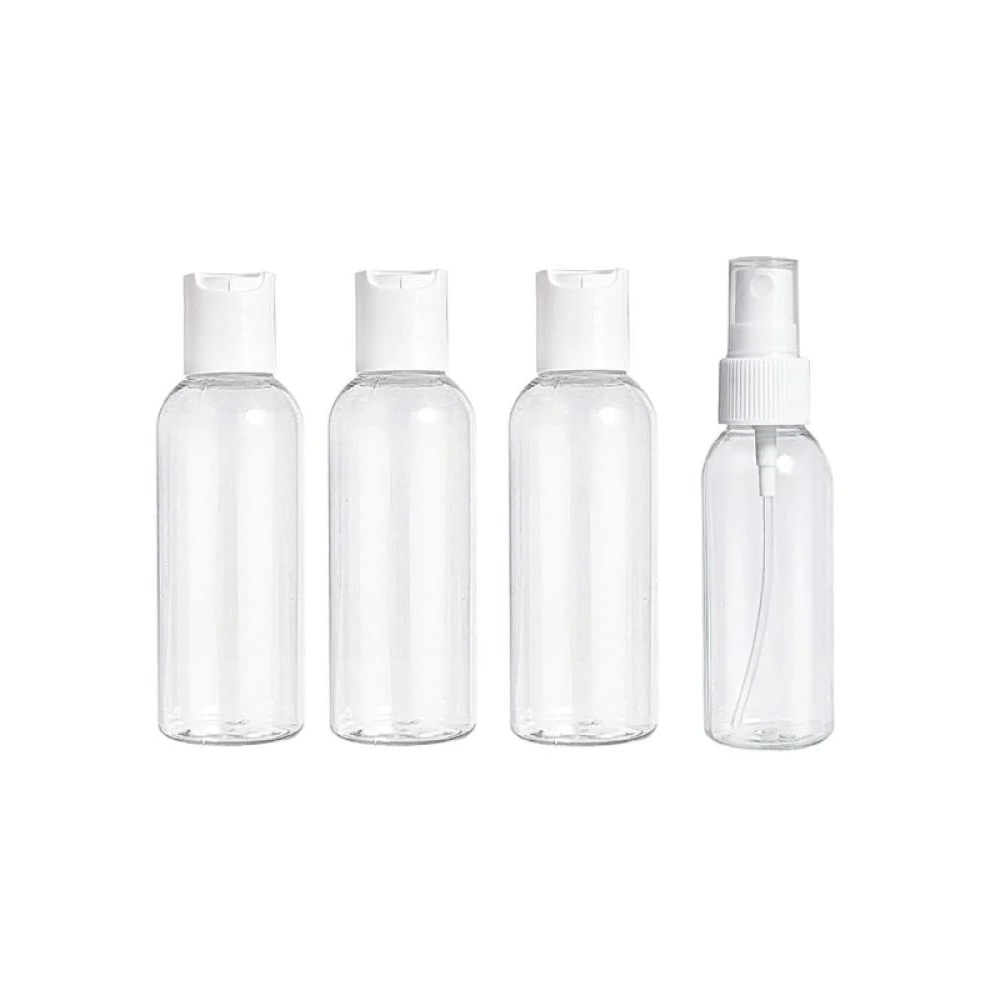 مجموعة علب بلاستيك شفافة من صالون سيستم 4 قطع |  صيدلية.كوم.