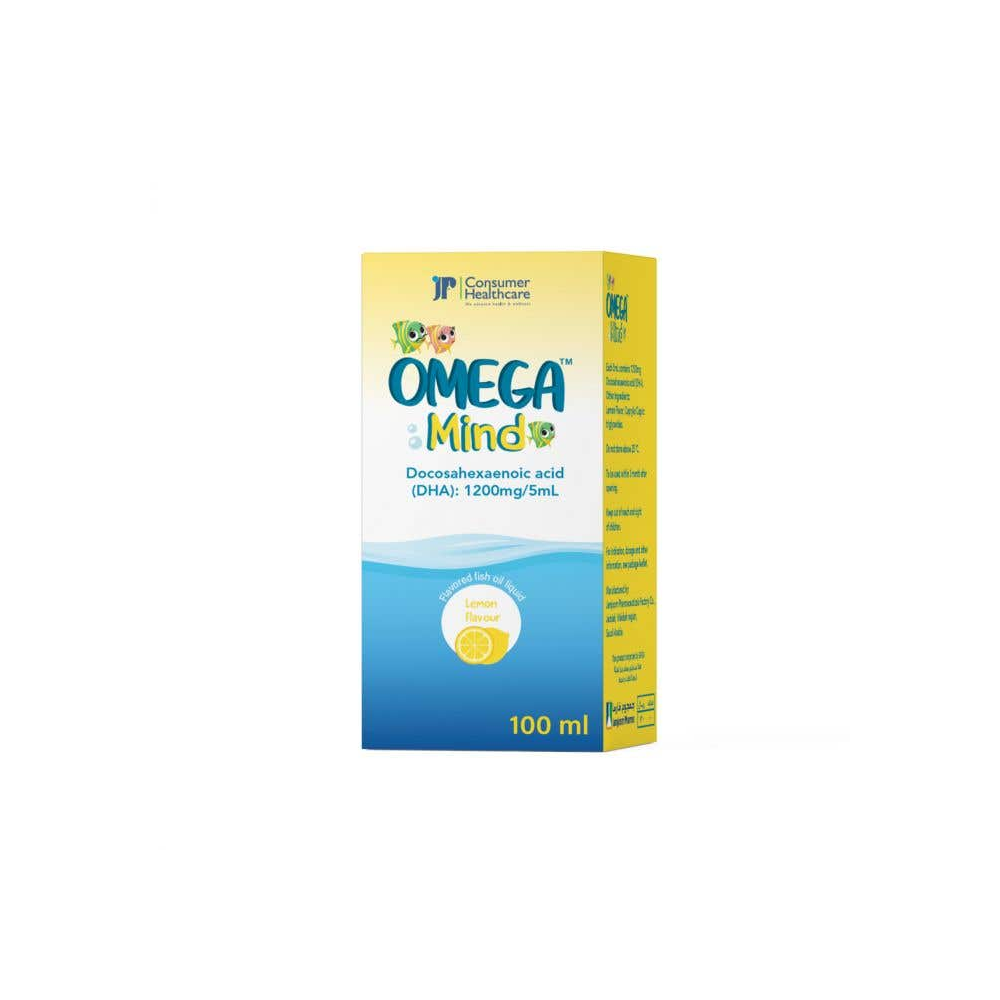 Jamjoom Pharma Omega Mind Lemon Flavor - 100ml