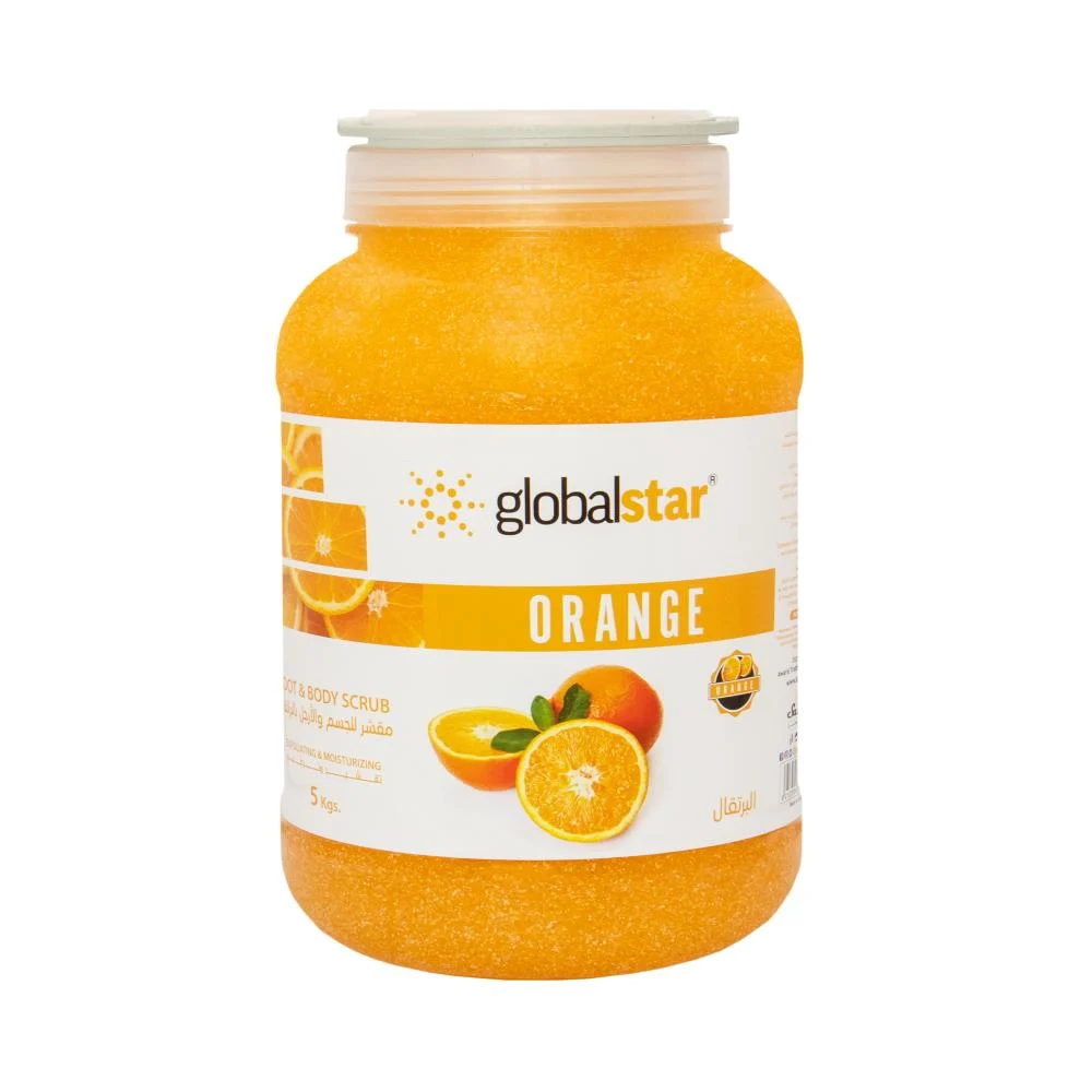 جلوبال ستار مقشر للجسم و الارجل بالبرتقال -5 كجم |  صيدلية.كوم.