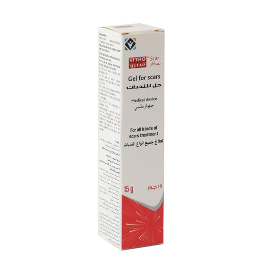 Vitro Scar Gel For The Treatment of Scars And Burns And Wounds 15 g