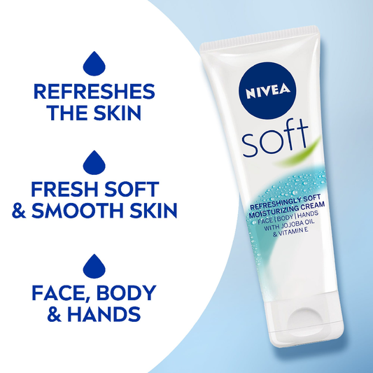 Nivea Creme Soft Small Tube 75 ml