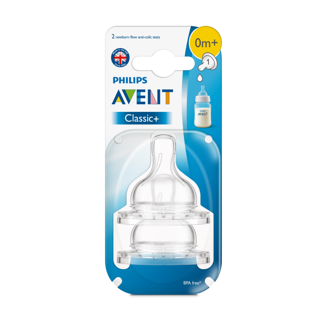 Philips Avent Classic/Classic Plus teats 1 hole X2	