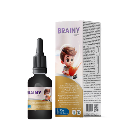 Brainy Drops Multivitamin with Omega-3 for Kids, 30 ml by Advance Health