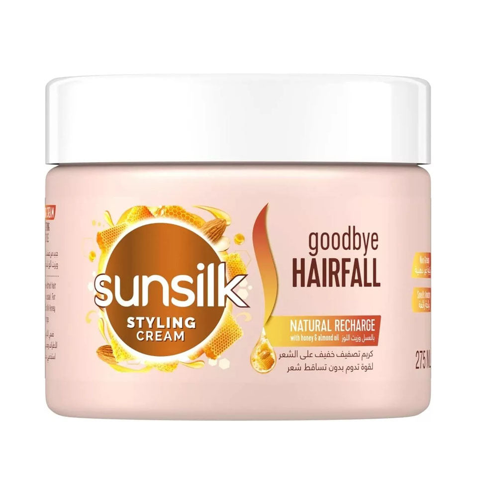 صنسيلك كريم الشعر باللوز حل لتساقط الشعر 