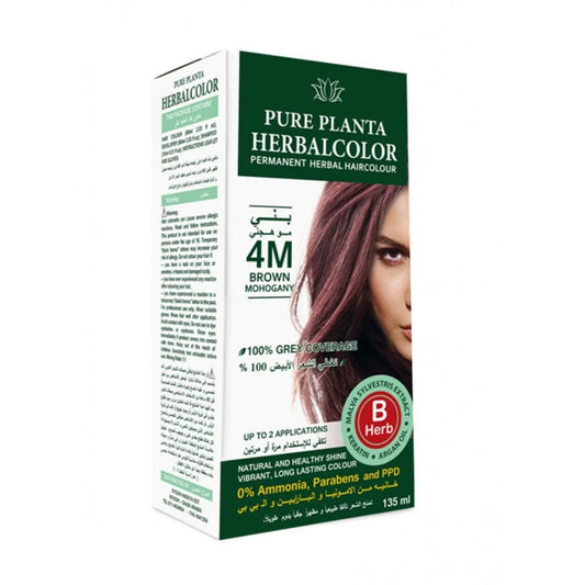Herbal Color Permanent 4M Dark Mahogany Brown