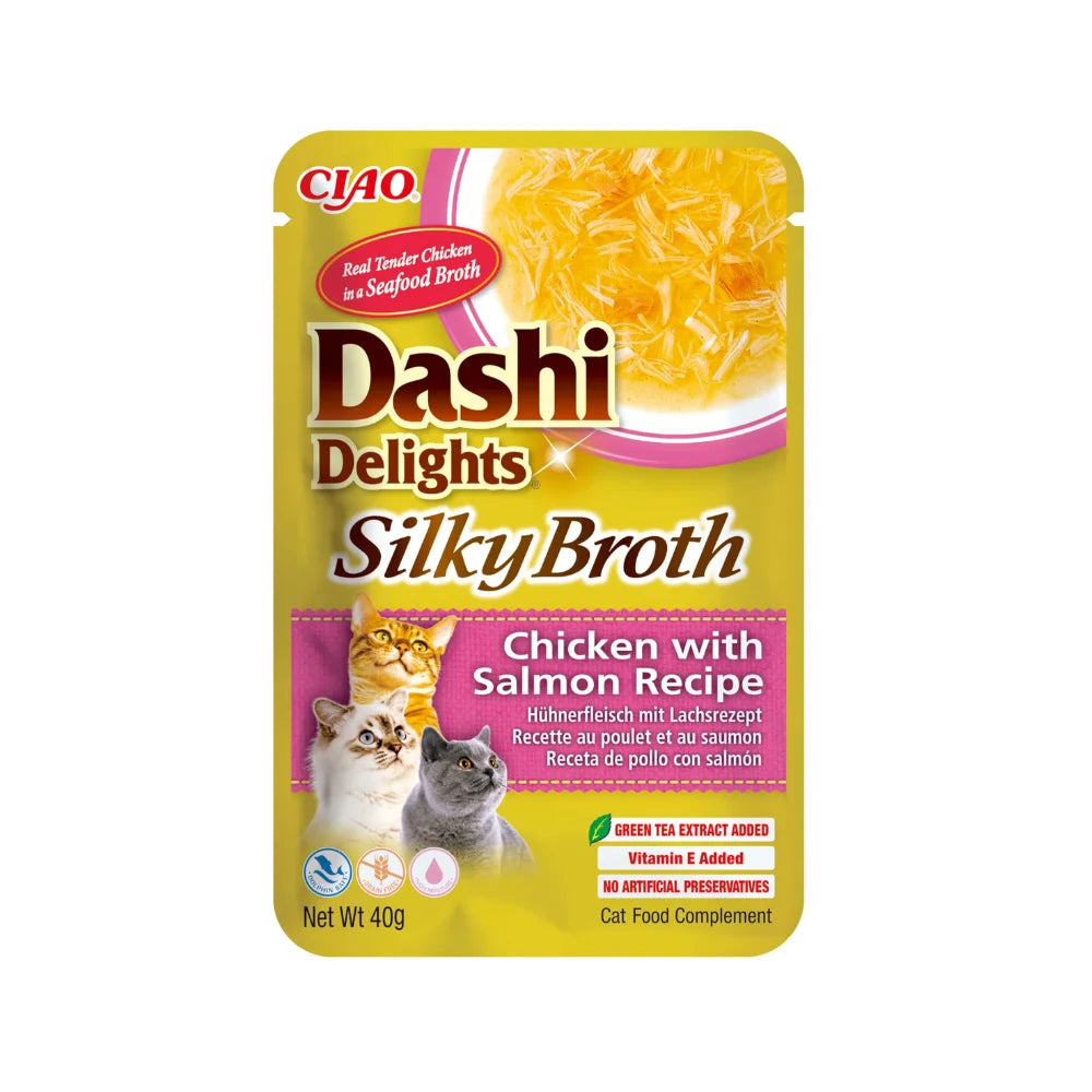 إينابا داشي ديلايت مرق حريري دجاج مع سمك السلمون 40 جم |  صيدلية.كوم.