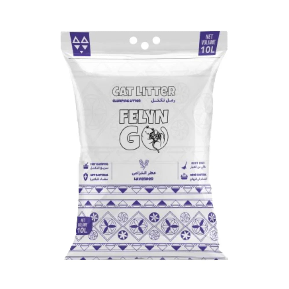 فيلاين قو رمل للقطط برائحة الافندر 10 لتر |  صيدلية.كوم.
