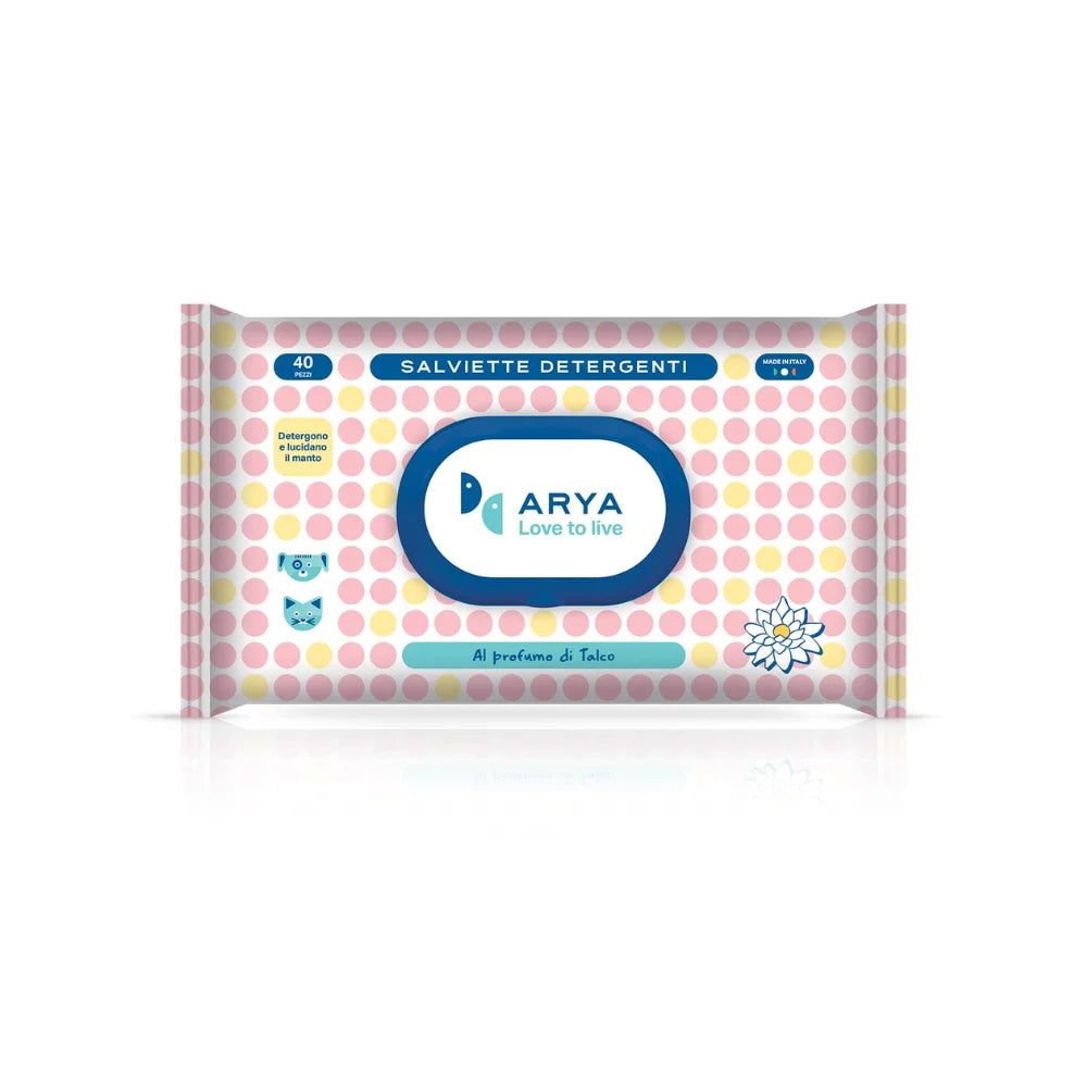 اريا مناديل رطبة برائحة التالك 30×20 سم 40 قطعة |  صيدلية.كوم.