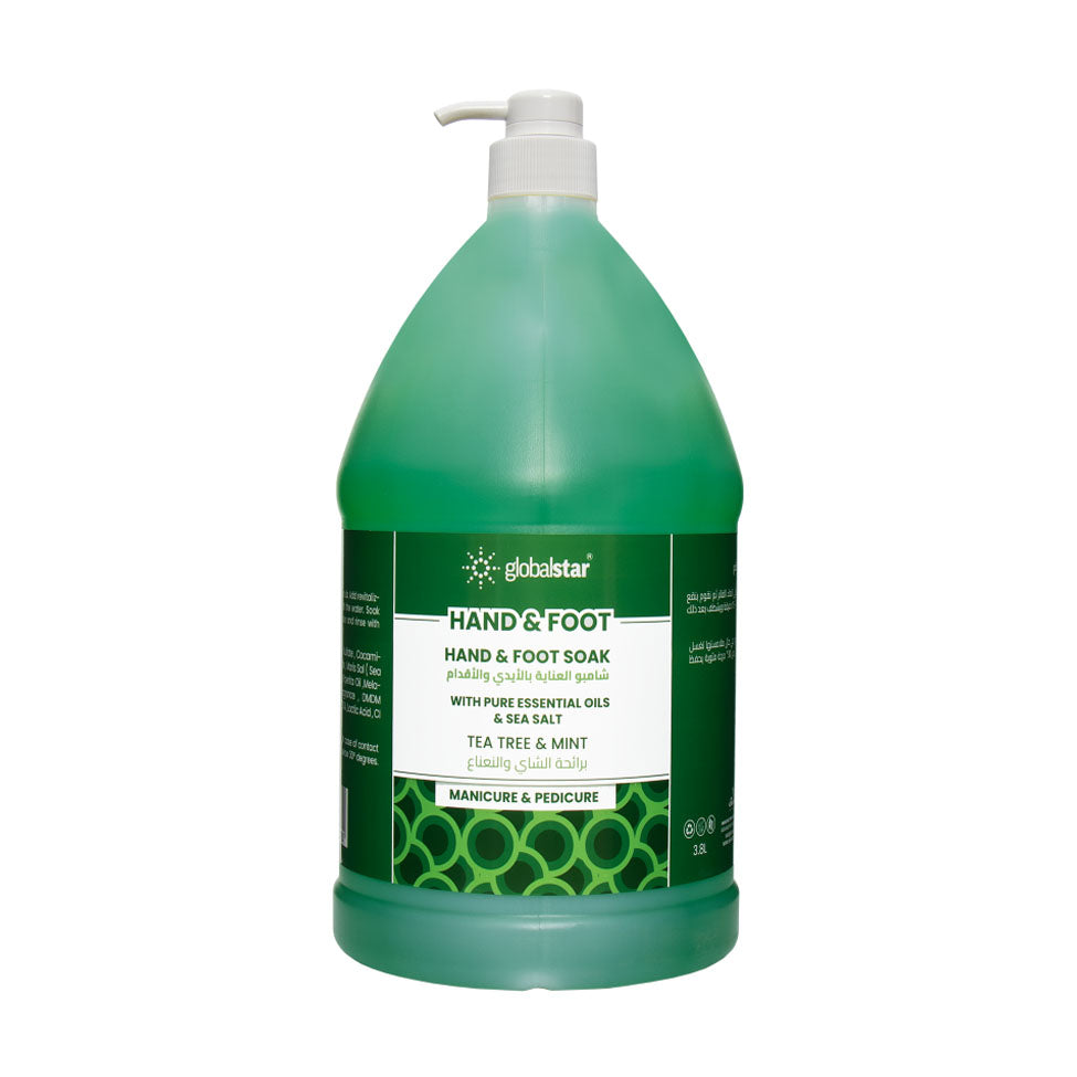 جلوبال ستار شامبو اليدين والقدمين عناية بالشاي والنعناع 3.80 لتر |  صيدلية.كوم.