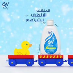 غسول QV للاطفال منظف للجسم والبشرة 