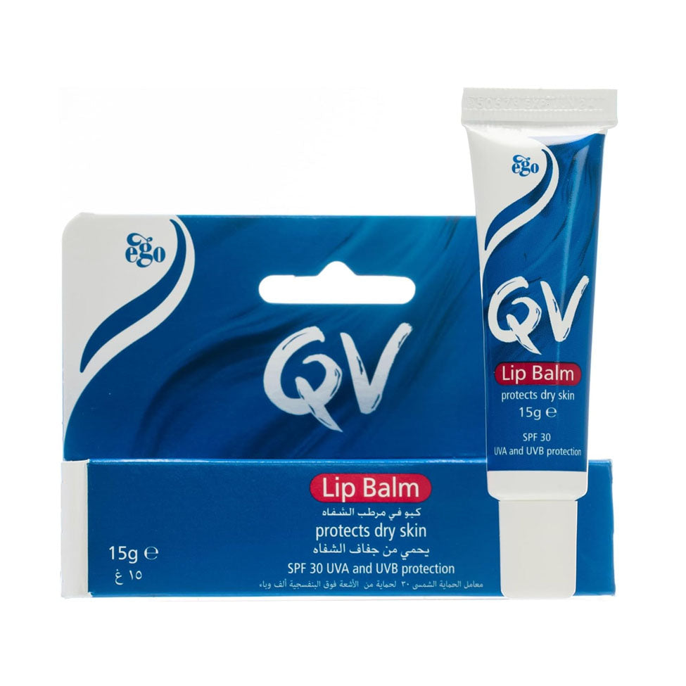 QV مرطب شفايف بعامل حماية من الشمس