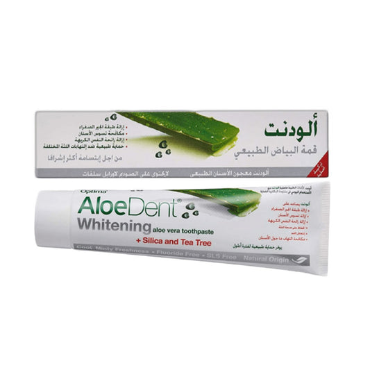 معجون مبيض للتسوس بالفلورايد من الودنت 100 مل