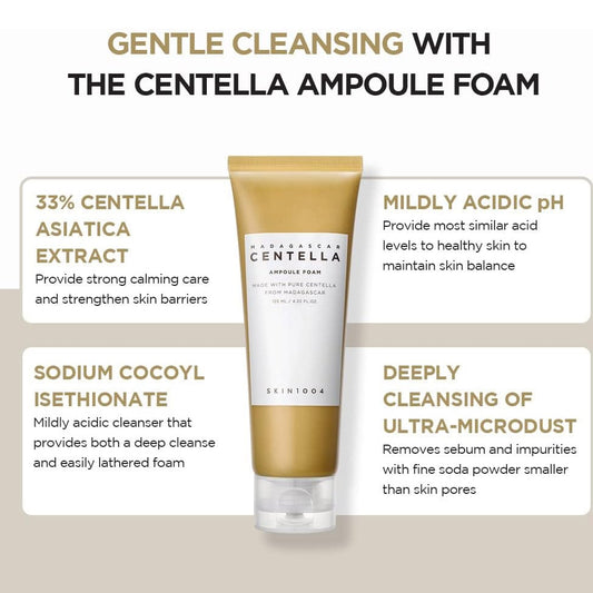 رغوة أمبول مدغشقر سينتيلا لتنظيف البشرة 125 مل |  صيدلية.كوم.