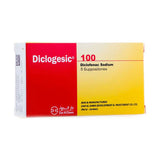 Diclogesic 100 mg 5 suppositories