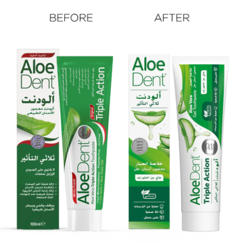 Aloedent Triple Action White Toothpaste 100 Ml