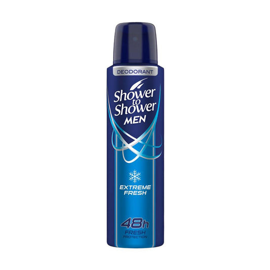 Shower To Shower Deodorant Spray Men Extreme Fresh 150ml