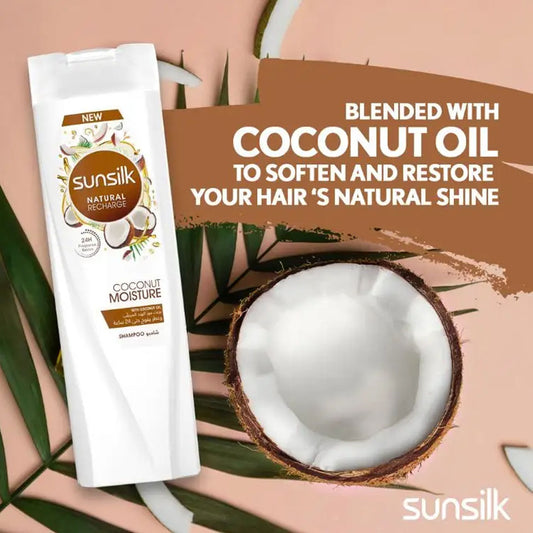 شامبو صانسيلك بزيت جوز الهند المرطب 600 مل |  صيدلية.كوم.