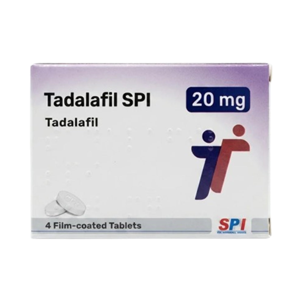 Tadalafil SPI 20 mg 4 tablets
