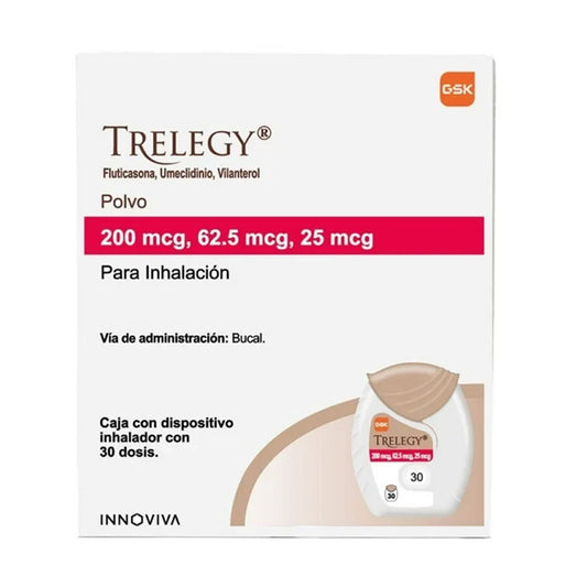 Trelegy Ellipta 200/62.5/25 for inhalation 30 doses