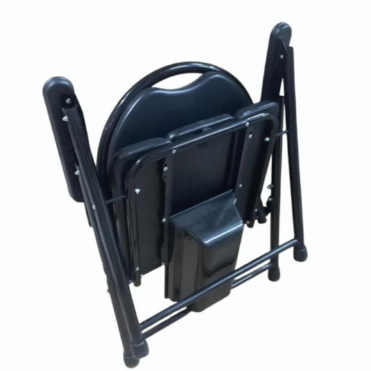 كرسي حمام جلد مزود بمسند ظهر وجواجز جانبية |  صيدلية.كوم.