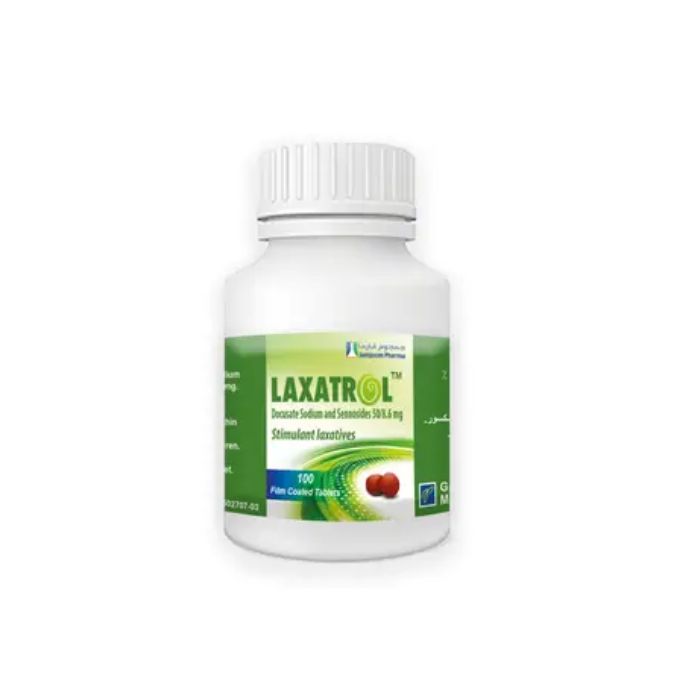 Laxatrol 50/8.6 mg 100 film-coated tablets