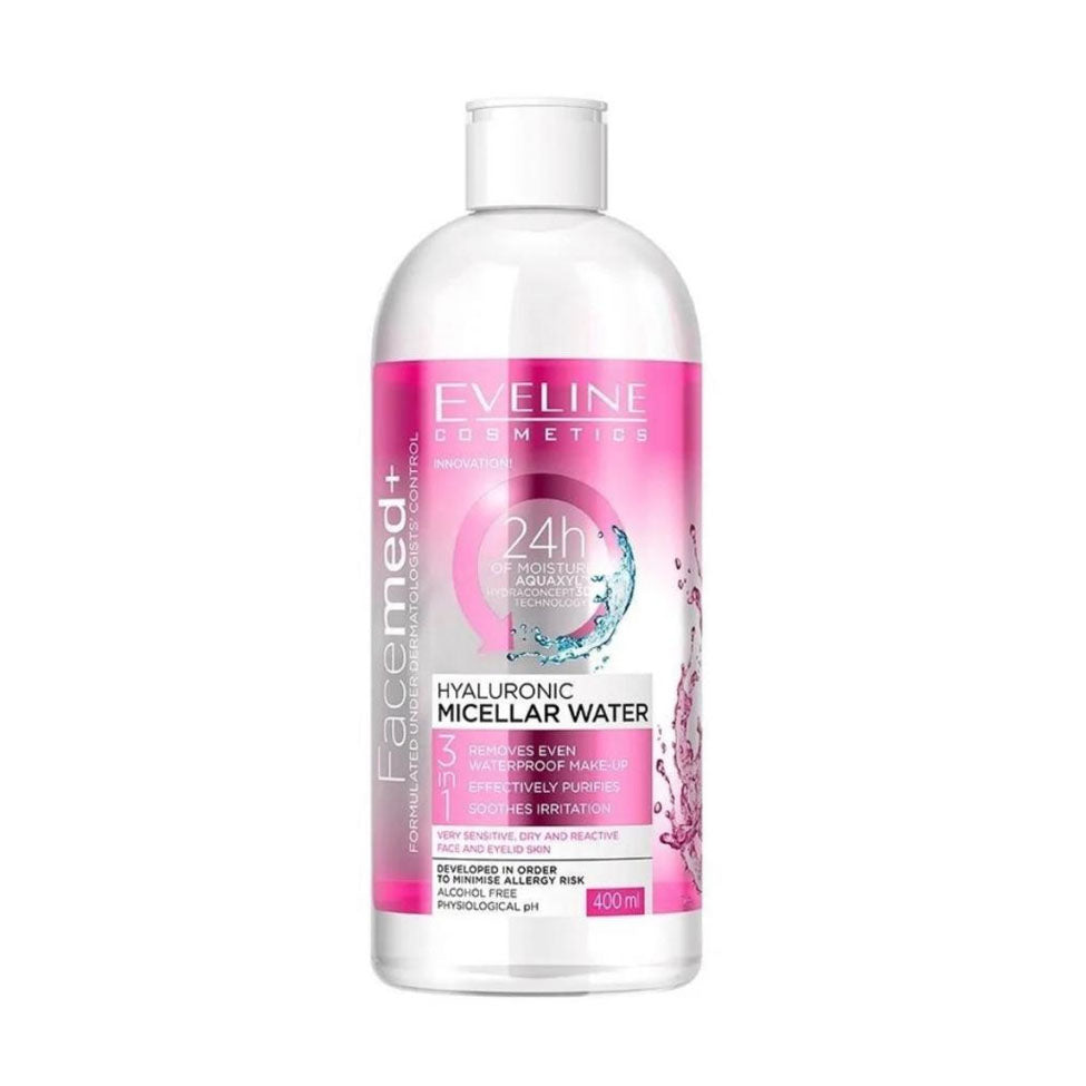 ايفلين فيس ميد ماء ميسلار بالهيالورونيك 400مل |  صيدلية.كوم.