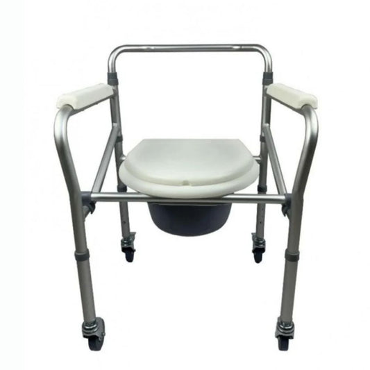 كرسي حمام من الستيل مع كفرات مقاس 44 سم |  صيدلية.كوم.